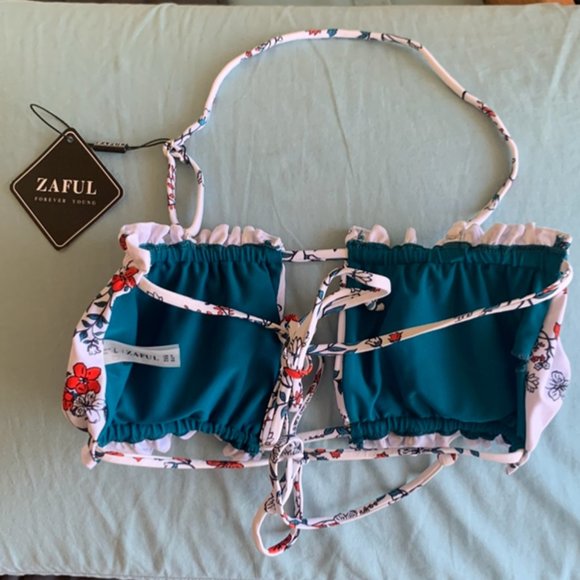 Floral printed bikini top - Picture 2 of 4